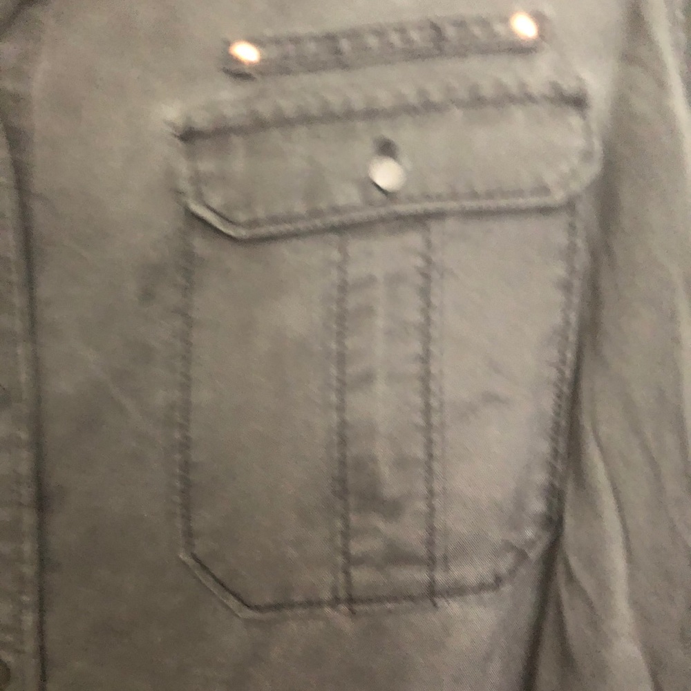 Express Grey Button Down - image 3